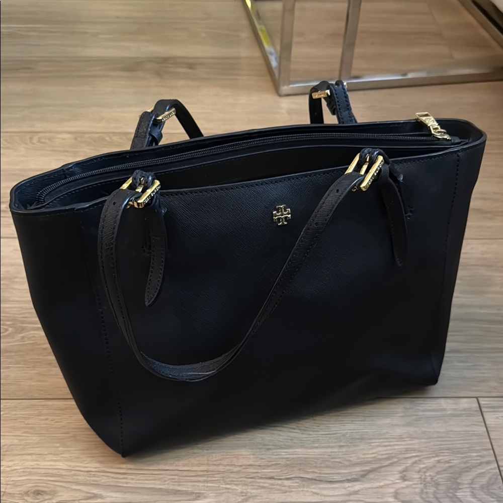 Tory Burch Black Leather Tote